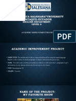 "Politecnica Salesiana"University Guayaquil-Ecuador: English Department Level 6