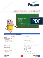 Reduce términos semejantes en expresiones algebraicas