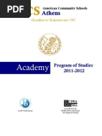 Download HS Program of Studies 2011 2012 by ACS Athens SN52361352 doc pdf