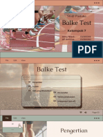 P3 - Kelompok 7 - Studi Pustaka Balke Test