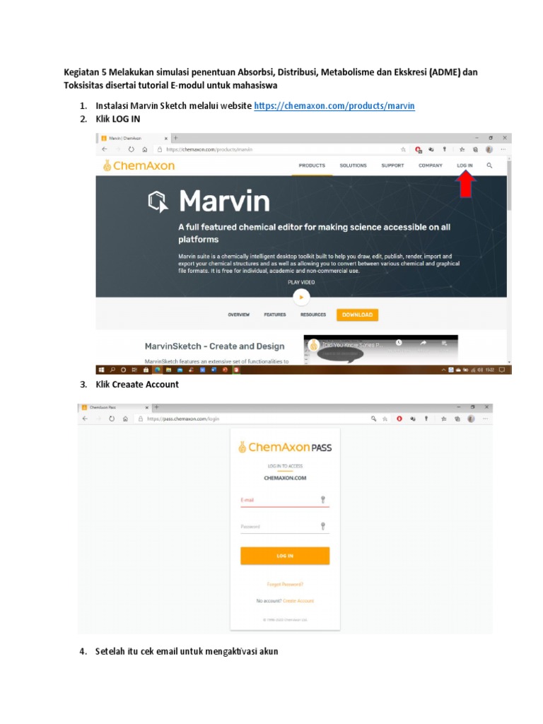 Panduan Instalasi Marvin Sketch | PDF | Komputer | Teknologi & Rekayasa