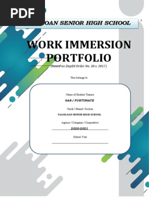 Work Immersion Portfolio 1iedited