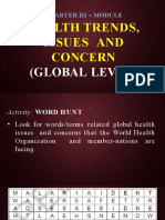 Health Trends, Issues and Concern: Quarter Iii - Module