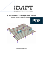 ADAPT-Builder 2019 Tutorial - Single-Level Two-Way Slab