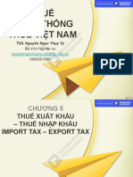 Chap 5 - XNK - Thuế