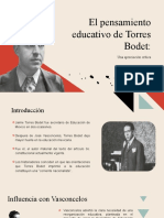 El pensamiento educativo de Torres Bodet: Una apreciación crítica