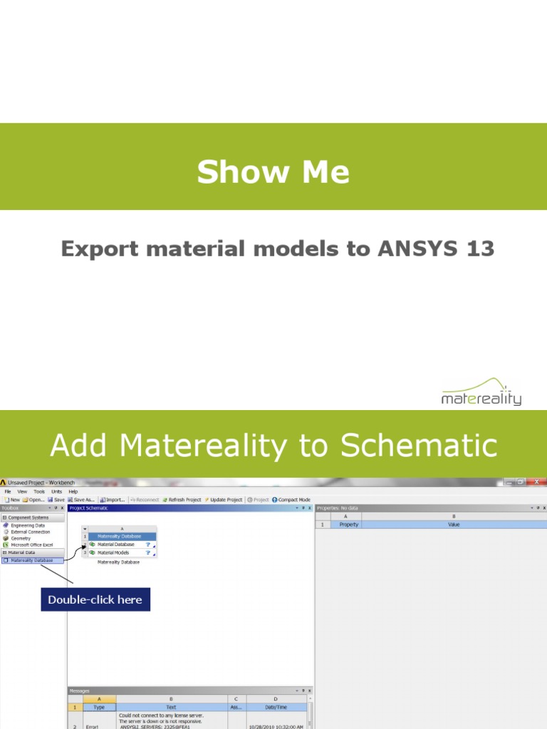 Material Database and CAE Modeler For ANSYS PDF