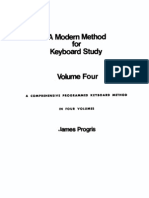 (Piano Method) Progris A Modern Method For Keyboard Study Vol4