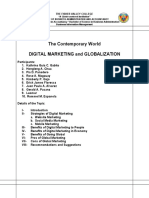 The Contemporary World Digital Marketing and Globalization: The Fisher Valley College