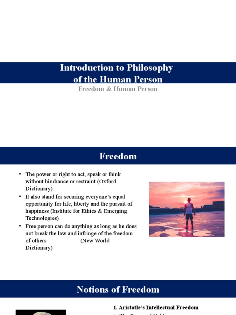 Philosophy of Human Freedom | PDF | Free Will | Social Contract