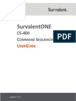Survalentone Cs-400 Command Sequencing User Guide