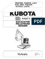 Parts List Catalog Kubota KX057!4!978P910920 en+de+FR