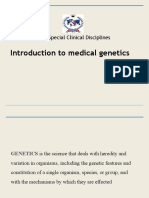 Introduction To Medical Genetics L1