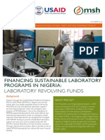 Financing Sustainable Laboratory Programs in Nigeria: Laboratory Revolving Funds