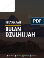 Keutamaan Dzulhijjah