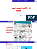 Técnicas de Recolección de Datos: Docente: Yessenia Gonzales Quiroz