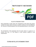 Lec# Crop Improvement Methods