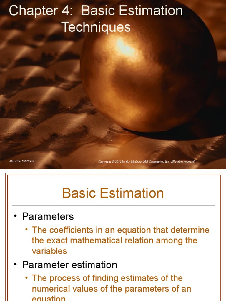 Estimation Techniques Pdf _ Estimation Techniques – EIYR