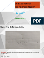 Questions On Exponential Fourier Series Representstion: by Ankit