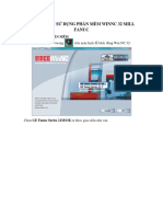 HƯỚNG DẪN SỬ DỤNG PHẦN MỀM WINNC 32 MILL FANUC