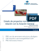 Estado de proyectos normativos en relación con la Aviación General