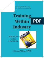 Training Within Industry Dalam Bahasa in