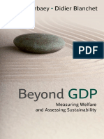 Marc Fleurbaey, Didier Blanchet - Beyond GDP - Measuring Welfare and Assessing Sustainability-Oxford University Press (2013)
