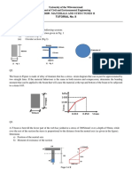 Civn 2009: Materials and Structures Ii Tutorial No. Ii