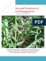 Principles and Practices of Weed Management