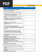 Scoping Sheet For Mobile App Security Audit