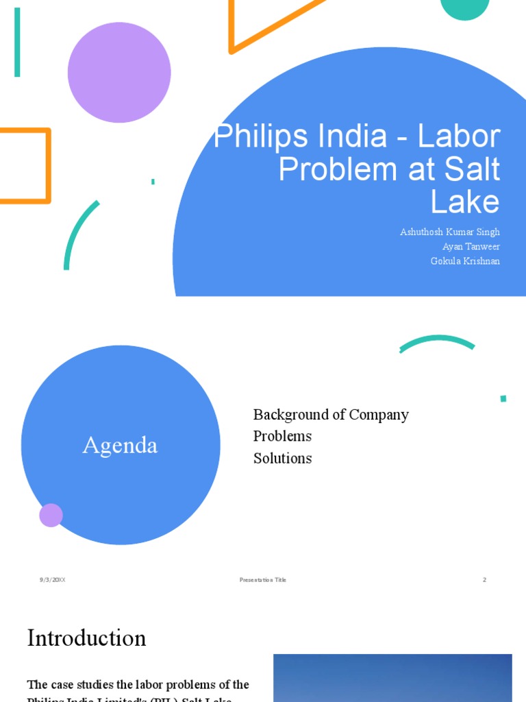 philips india labor problems at salt lake case study solution