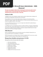 AZ-104-microsoft Azure Administrator Syllabus