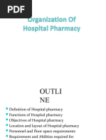 Hospital Pharmacy Layout and Design | PDF | Pharmacy | Medicinal Chemistry