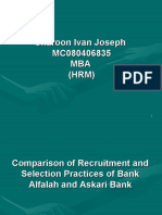Sharoon Ivan Joseph MC080406835 MBA (HRM)