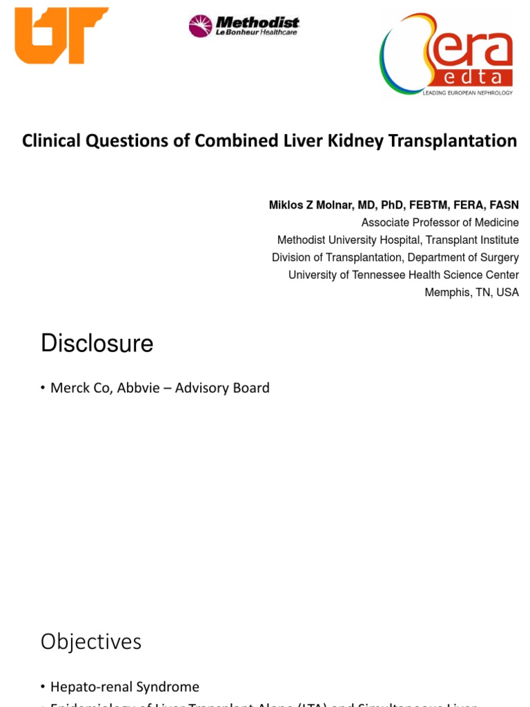 Clinical Questions of Combined Liver Kidney Transplantation PDF