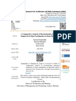 A Comparative Analysis of Reconstruction Strategies Employed in Major Earthquakes of Indo-Pak Region