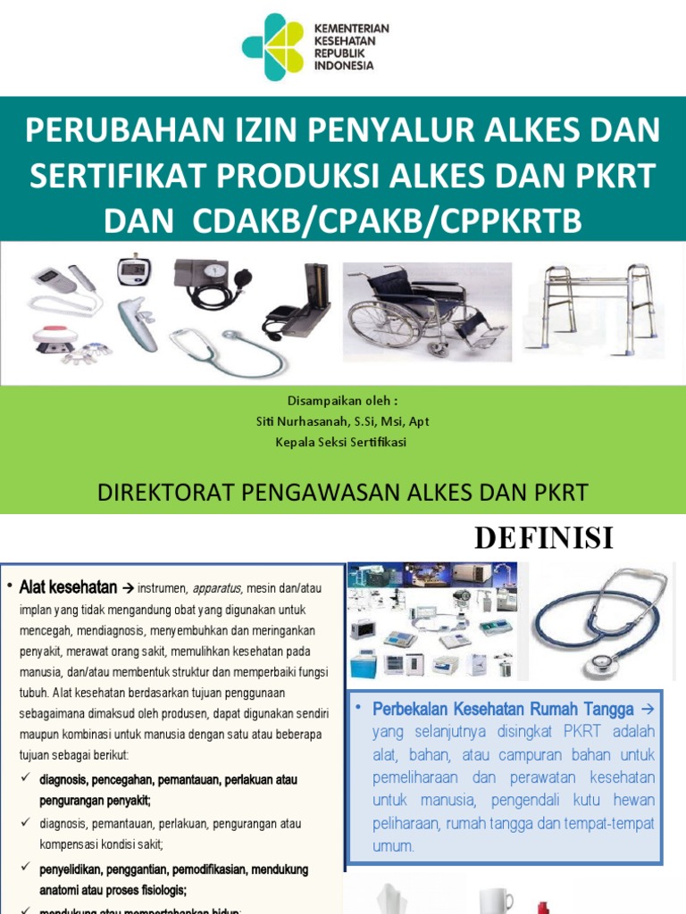 Perubahan Perizinan Dan Cdakb, Cpakb Dan CPPKRTB | PDF