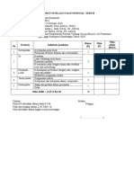 Form Penilaian Skripsi Penguji II Dan III