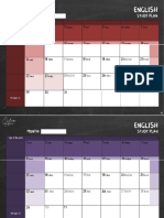 English Study Plan by Çilem Akar