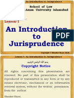 Lesson-1 An Introduction To Jurisprudence