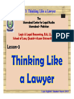 Lesson-3 Thinking Like A Lawyer