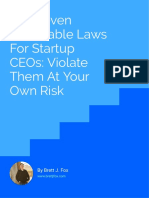 Here's Your Free Ebook - The 7 Immutable Laws For Startup CEOs