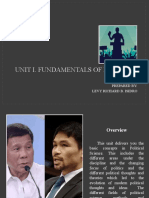 Unit I. Fundamentals of Political Science: Prepared By: Levy Richard B. Isidro