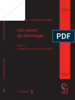 [Collection Genevoise. Droit de La Responsabilité] Christine Chappuis, Bénédict Winiger (Eds.) - Les Causes Du Dommage _ Journée de La Responsabilité Civile 2006 (2007, Schulthess) - Libgen.lc