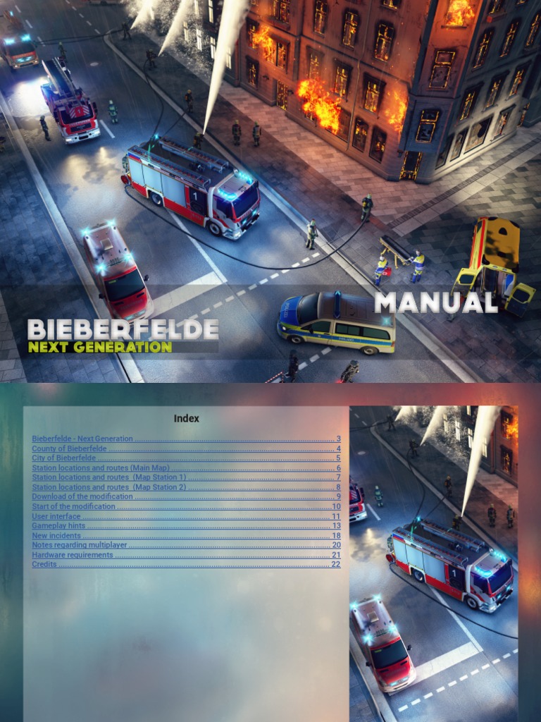 BFENG Manual EN PDF Firefighter Fire Engine