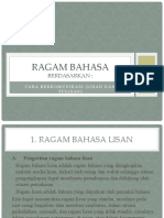 Ragam bahasa 1