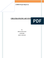 Creatiq-Online Art System: A DBMS Project Report On