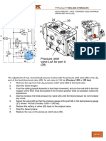 Training: T/T/Pantera/T/7 Drilling Hydraulics Adjustments / Fast Forward Feed Maximum Pressure Valve