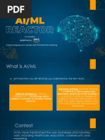 AIML Reactor - Info Session - Sept 6, 2021