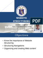 Website Structuring Infographic
